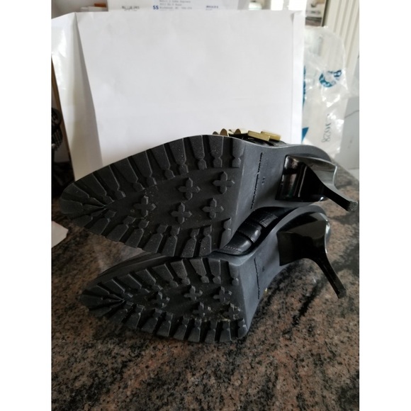 Alexander Wang Hannes Leather Ankle Boots - Picture 4 of 6